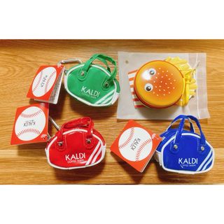 カルディ(KALDI)のカルディ レトロスポーツバッグ　ハンバーガー缶　チョコ入り　セット(菓子/デザート)