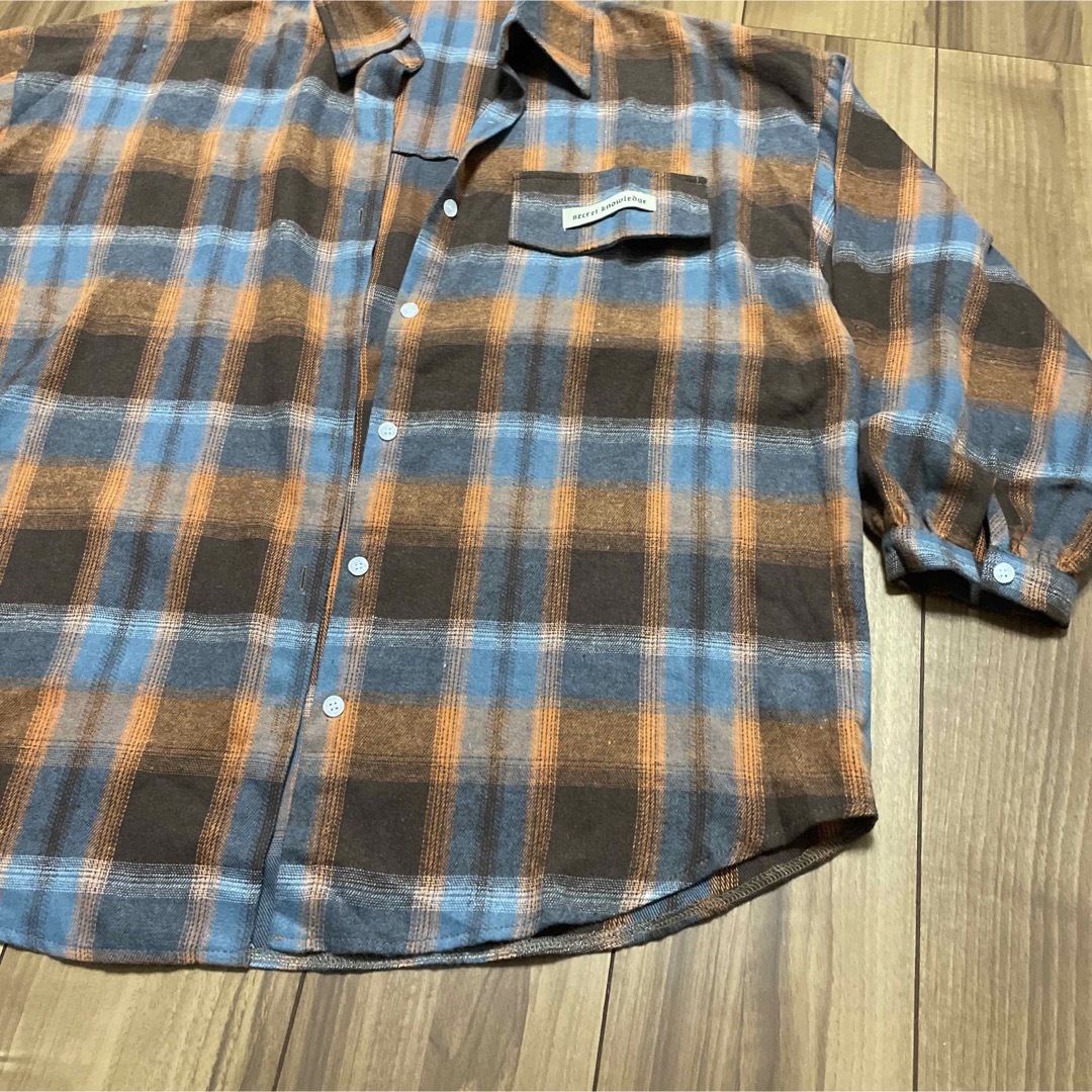 新品チェックシャツ レディースのトップス(シャツ/ブラウス(長袖/七分))の商品写真