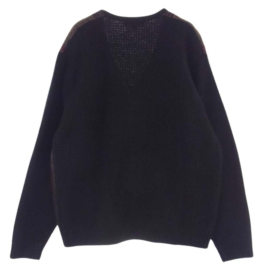 Supreme(シュプリーム)のSupreme シュプリーム カーディガン Brushed Grid Cardigan ブラッシュド グリッド セーター マルチカラー系 L【中古】 メンズのトップス(カーディガン)の商品写真