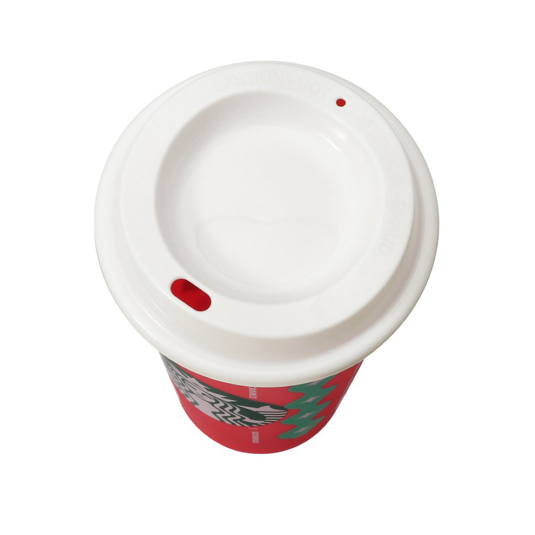 Starbucks Coffee(スターバックスコーヒー)のホリデー2022リユーザブルカップ専用ドリンクホールキャップベアリスタバレリーナ インテリア/住まい/日用品のキッチン/食器(タンブラー)の商品写真