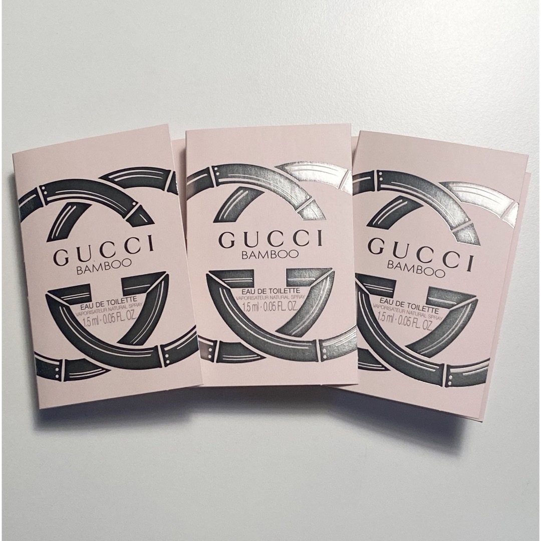 Gucci(グッチ)のGUCCI 香水 グッチ BAMBOO バンブー EDT 1.5ml×3本 コスメ/美容の香水(香水(女性用))の商品写真