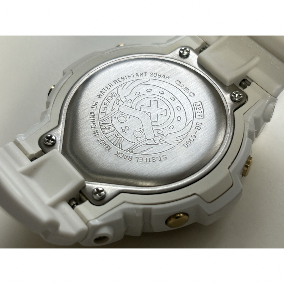 Baby-G(ベビージー)のbaby-g/ワンピース/G-SHOCK/限定/時計/チョッパー/ホワイト/美品 メンズの時計(腕時計(デジタル))の商品写真