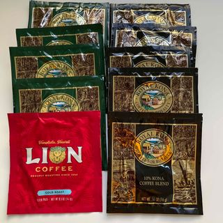 ライオン(LION)のROYAL KONA COFFEE& LION COFFEE  10袋(コーヒー)