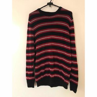 エイチアンドエム(H&M)のH&M メンズ　ロンT  セーター　ボーダー　size XL(ニット/セーター)