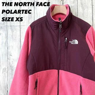 ザノースフェイス(THE NORTH FACE)のレディース古着　ノースフェイス　ポーラテックフリースジップアップジャケット　XS(ブルゾン)