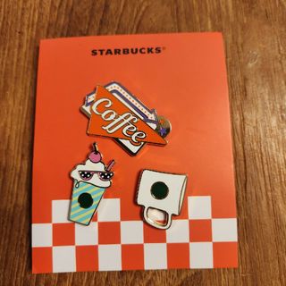 スターバックス(Starbucks)のSTARBUCKSコーヒーダイナーピンバッジセット(ノベルティグッズ)