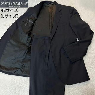 ドルチェアンドガッバーナ(DOLCE&GABBANA)のドルチェアンドガッバーナ✨セットアップ ロゴ ブラック サイズ48(Lサイズ)(セットアップ)