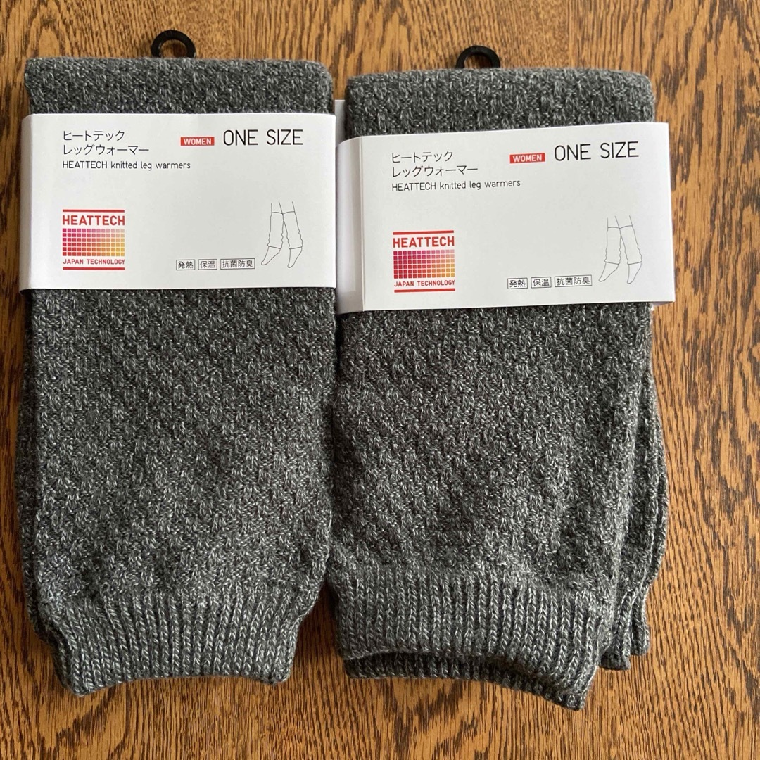 UNIQLO(ユニクロ)の新品　ユニクロ　ヒートテック　レッグウォーマー　ワンサイズ　2枚 レディースのレッグウェア(レッグウォーマー)の商品写真