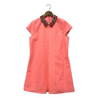 テッドベイカー(TED BAKER)のテッドベーカー TED BAKER ビジュー半袖ワンピース レディース 2(ベスト/ジレ)