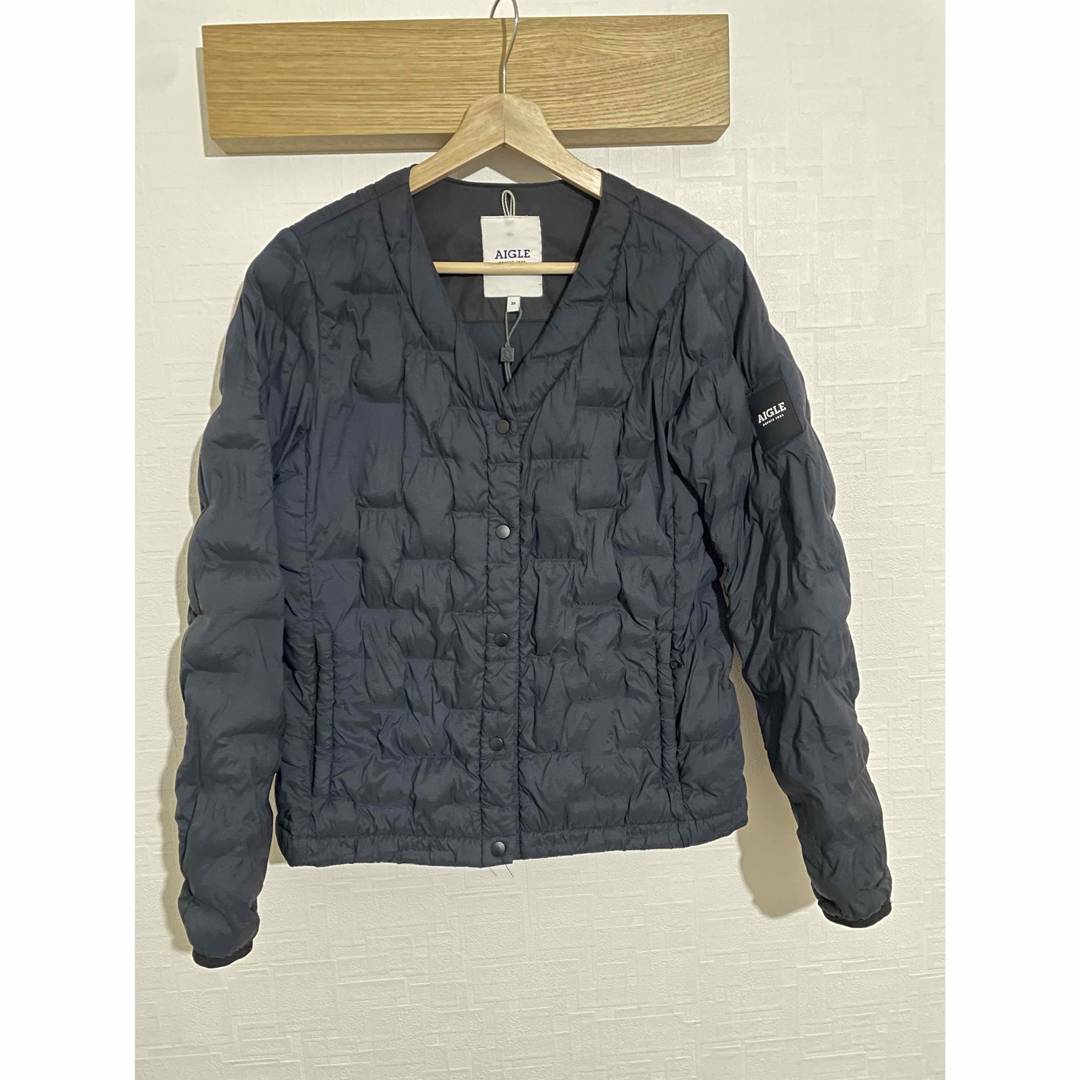 AIGLE(エーグル)の撥水 ラ ドゥリ 中綿ジャケット AIGLE エーグル ジャケット　ブラック レディースのジャケット/アウター(ダウンジャケット)の商品写真