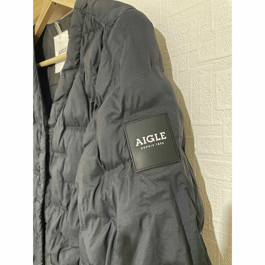 AIGLE(エーグル)の撥水 ラ ドゥリ 中綿ジャケット AIGLE エーグル ジャケット　ブラック レディースのジャケット/アウター(ダウンジャケット)の商品写真