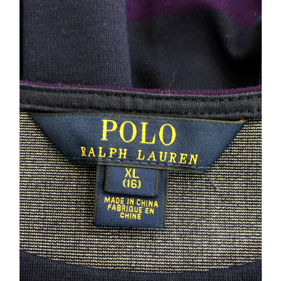 Ralph Lauren(ラルフローレン)のラルフローレン 半袖ワンピース ボーダー柄 レディース XL レディースのトップス(ベスト/ジレ)の商品写真