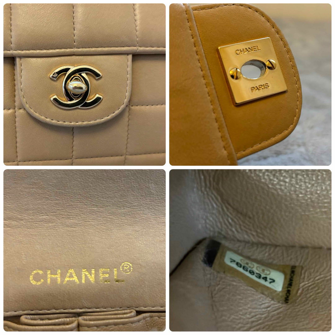 CHANEL(シャネル)のCHANEL/チョコバー/ショルダーバッグ/ハンド/チェーン/ココ/シャネル レディースのバッグ(ショルダーバッグ)の商品写真