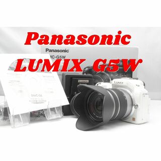 パナソニック(Panasonic)の自撮り楽々ミラーレス！Panasonic LUMIX DMC-G5W(ミラーレス一眼)