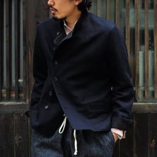 フランクリーダー(FRANK LEDER)の22ss sus-sous jacket, cooks Indigo 7(カバーオール)