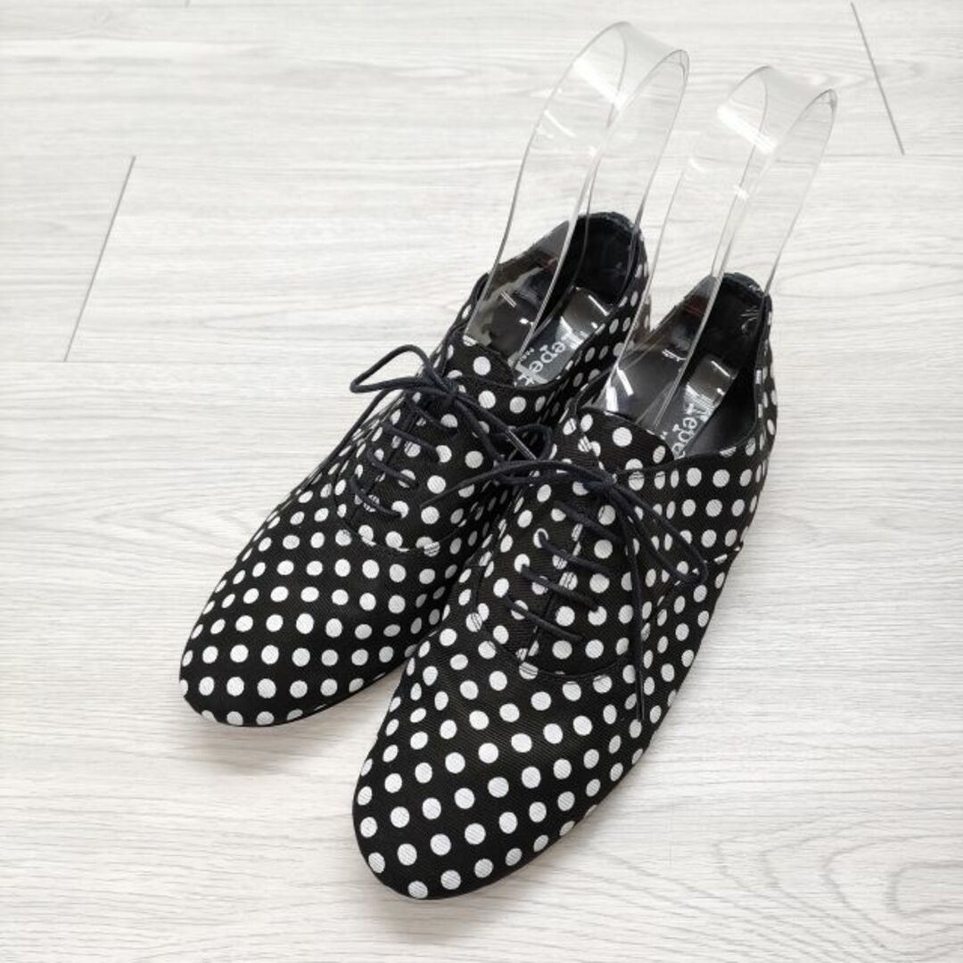 ○美品○repetto/レペット ドット バレエシューズrepettoレペット