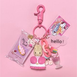 サンリオ(サンリオ)のじゃらじゃらキーホルダー🐰お友達とスイーツパーティーよ🥳🍰(キーホルダー/ストラップ)