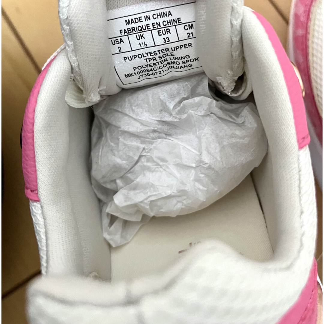 MICHAEL KORS - マイケルコース キッズ スニーカー ピンク 21cm MICHAEL KORS - マイケルコース キッズ スニーカー ピンク 21cm