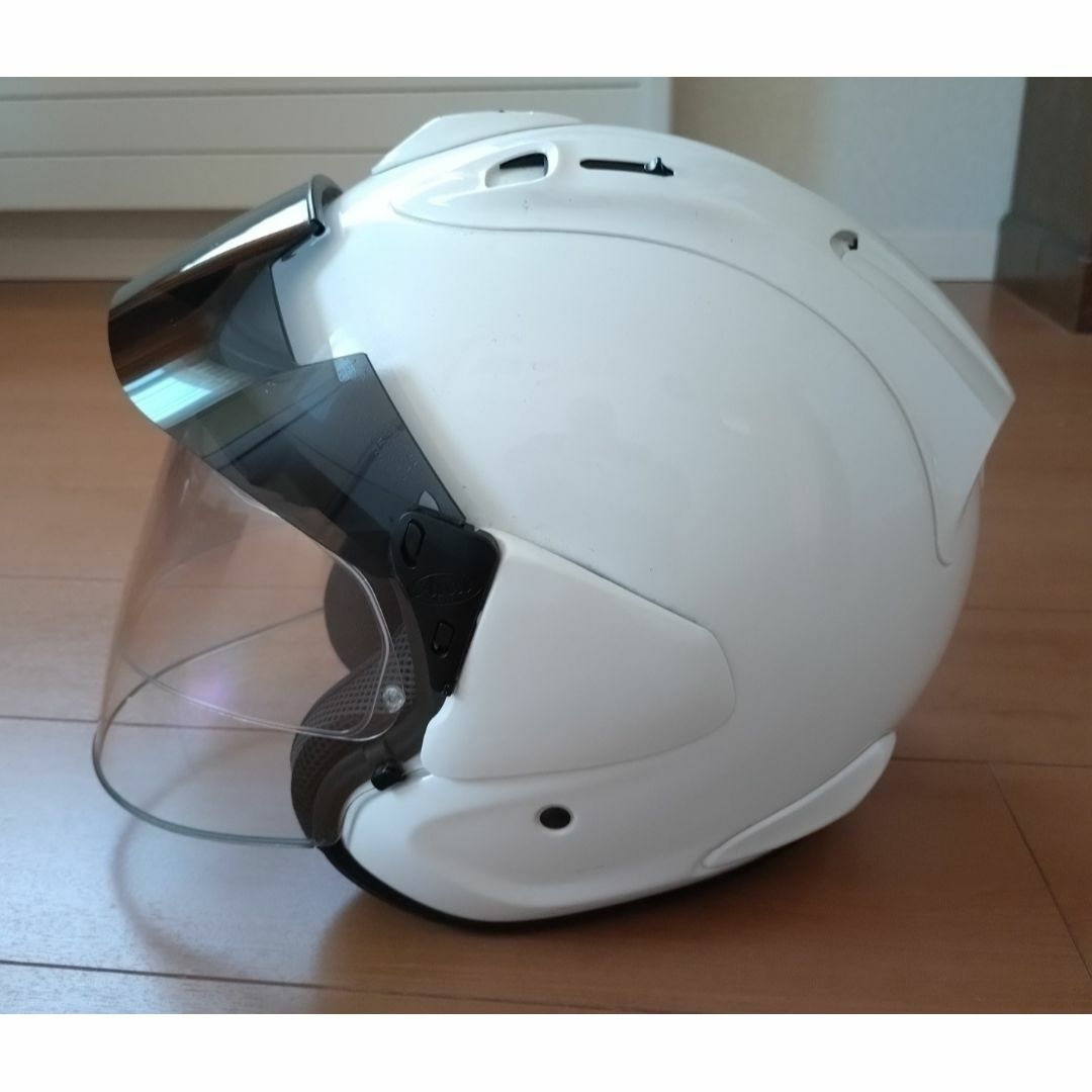 Arai(アライ)のアライヘルメットVZ-Ramグラスホワイト　サイズM 自動車/バイクのバイク(ヘルメット/シールド)の商品写真