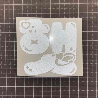 NCT草鈍器ステッカー　ペンライト　ヘチャン　ハートy2kver(アイドルグッズ)