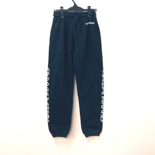 クロムハーツ(Chrome Hearts)のクロムハーツ CHROME HEARTS ロゴプリント ボトムス アパレル スウェット パンツ コットン ブラック(その他)