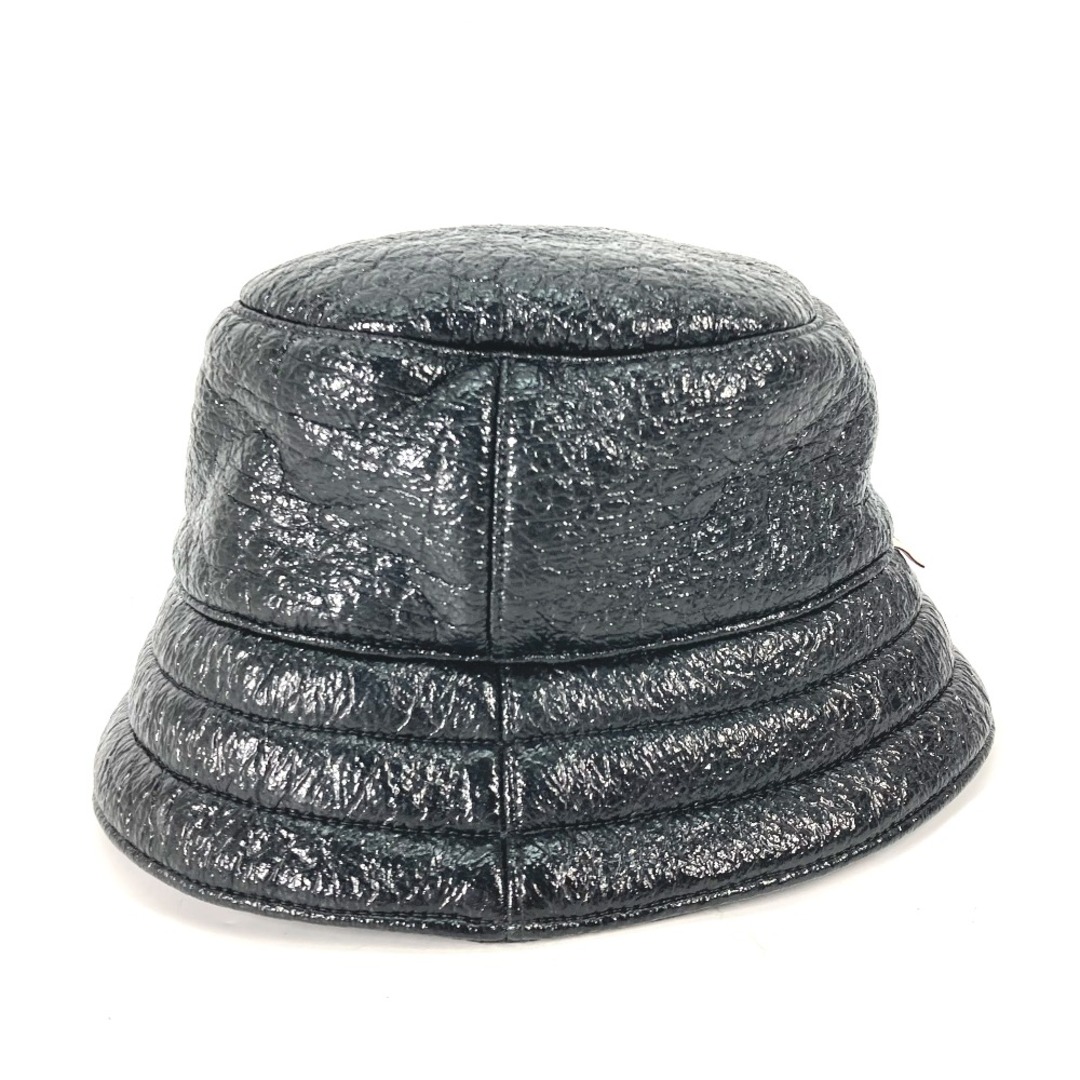 MONCLER(モンクレール)のモンクレール MONCLER ロゴ ハット帽 帽子 バケットハット ボブハット ハット ウール ブラック 美品 メンズの帽子(ハット)の商品写真