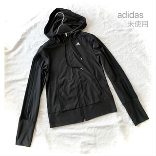 アディダス(adidas)の未使用 アディダス adidas ジャージ黒 climacoolレディース S(パーカー)