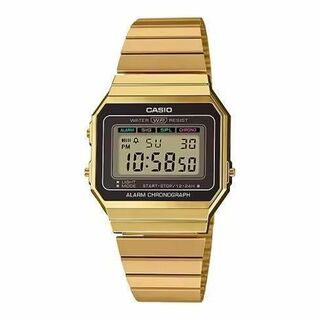 カシオ(CASIO)のカシオ　CASIO 　A700　新品未使用 　ゴールドケース(腕時計(デジタル))