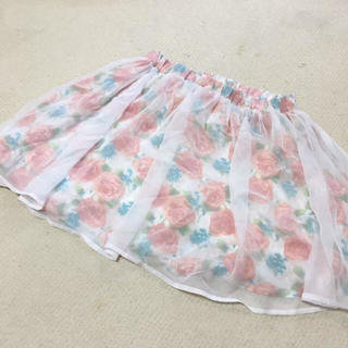 ナイスクラップ(NICE CLAUP)の花柄スカート♡(ミニスカート)