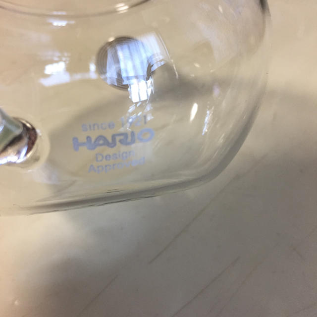 HARIO(ハリオ)のハリオ  耐熱ガラス急須 インテリア/住まい/日用品のキッチン/食器(食器)の商品写真