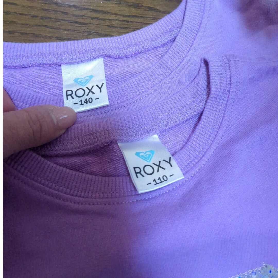 Roxy(ロキシー)のROXY ロンTセット　140 110 キッズ/ベビー/マタニティのキッズ服女の子用(90cm~)(Tシャツ/カットソー)の商品写真