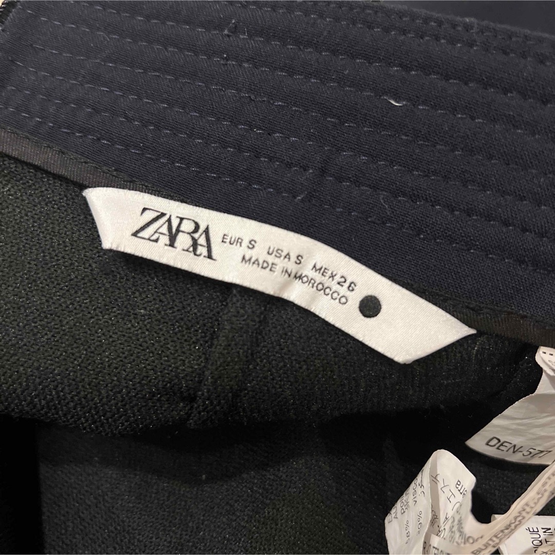 ZARA(ザラ)の美品 ZARA ザラ タイトスカート ネイビー S レディースのスカート(ひざ丈スカート)の商品写真