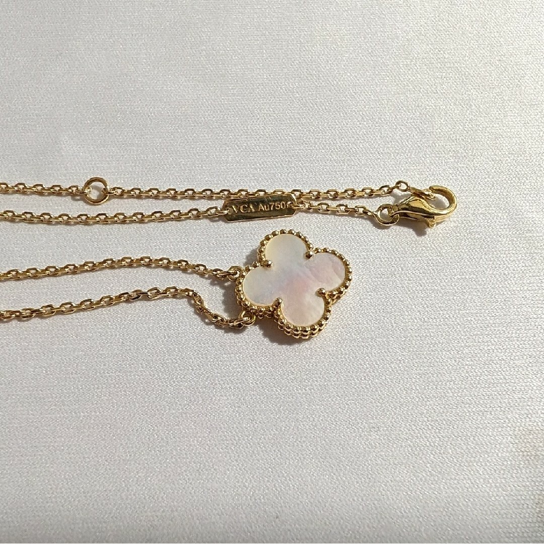 Van Cleef & Arpels(ヴァンクリーフアンドアーペル)のヴァンクリーフ＆アーペル　ヴィンテージアルハンブラ　美品 レディースのアクセサリー(ネックレス)の商品写真