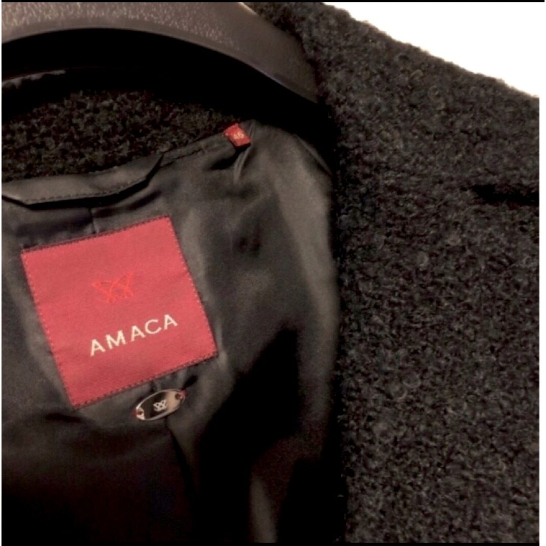 AMACA(アマカ)の46.48.50 アマカAMACA オーバーサイズ♡コクーンチェスターコート レディースのジャケット/アウター(ロングコート)の商品写真