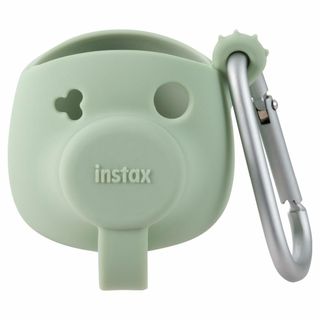 【色: グリーン】富士フイルム カメラケース "チェキ"instax mini (その他)