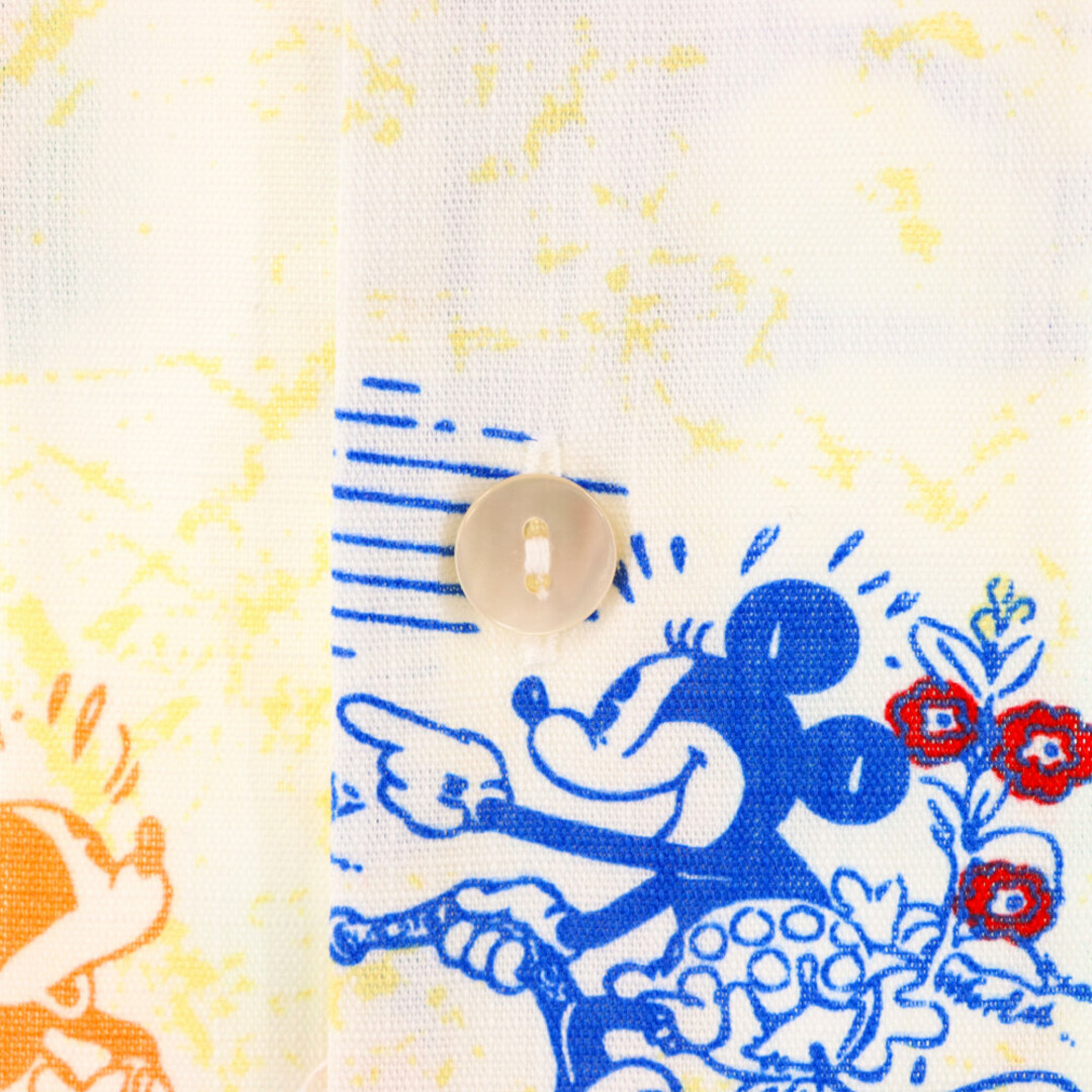 Gucci(グッチ)のGUCCI グッチ ×Disney×ディズニー ミッキーマウス総柄ボーリング半袖シャツ ホワイト 601604 ZADGQ メンズのトップス(シャツ)の商品写真