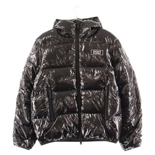 ディースクエアード(DSQUARED2)のDSQUARED2 ディースクエアード Glossy Puffer Jacket S74AM1201S54056 ナイロン ダウンジャケット アウター ブラック(ダウンジャケット)