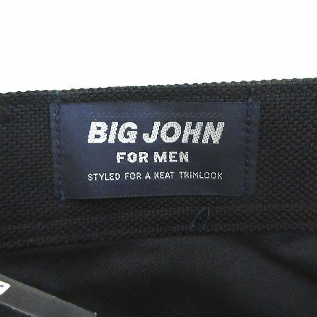 BIG JOHN(ビッグジョン)のビッグジョン パンツ ボトムス ブーツカット センタープレス 33 ブラック メンズのパンツ(スラックス)の商品写真
