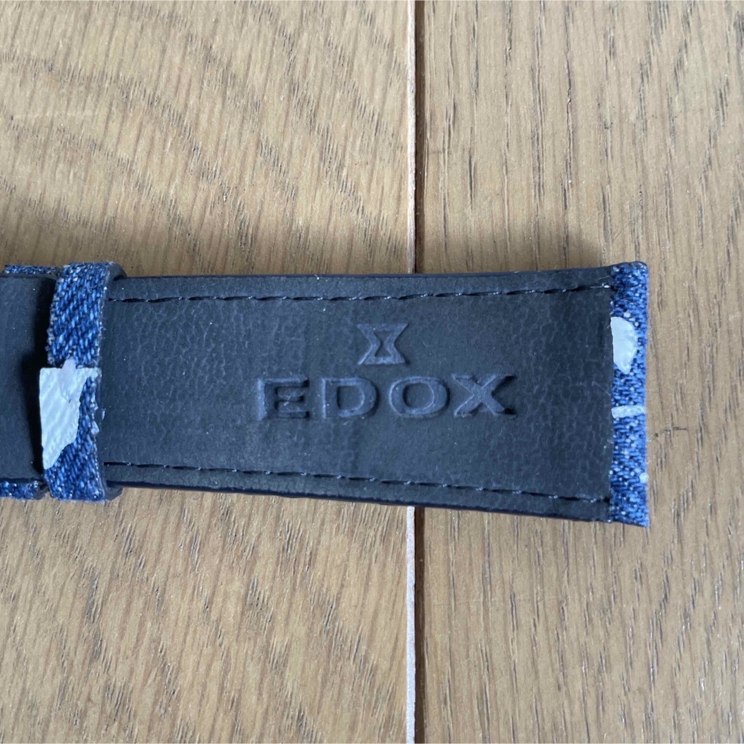 EDOX(エドックス)のEDOX エドックス　クロノオフショア1 デニムストラップ新古品ヴィンテージ加工 メンズの時計(腕時計(アナログ))の商品写真