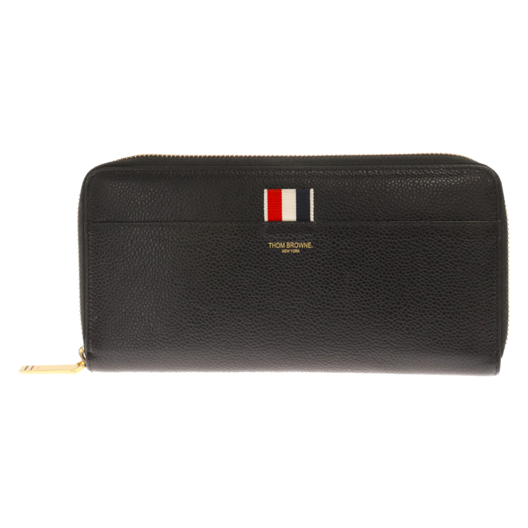 THOM BROWNE(トムブラウン)のTHOM BROWNE トムブラウン ZIP AROUND WALLET ラウンドジップ ロングウォレット 財布 FAW012A00198 ブラック メンズのファッション小物(長財布)の商品写真