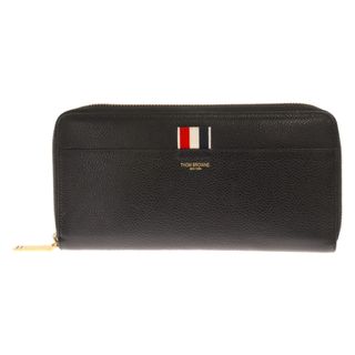 トムブラウン(THOM BROWNE)のTHOM BROWNE トムブラウン ZIP AROUND WALLET ラウンドジップ ロングウォレット 財布 FAW012A00198 ブラック(長財布)