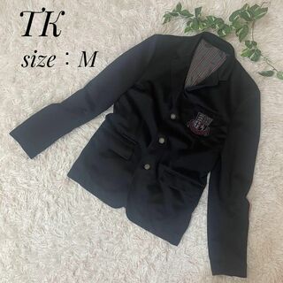 ティーケー(TK)のTK  （株）ワールド　レディース　テーラードジャケット　ブラック　M(テーラードジャケット)