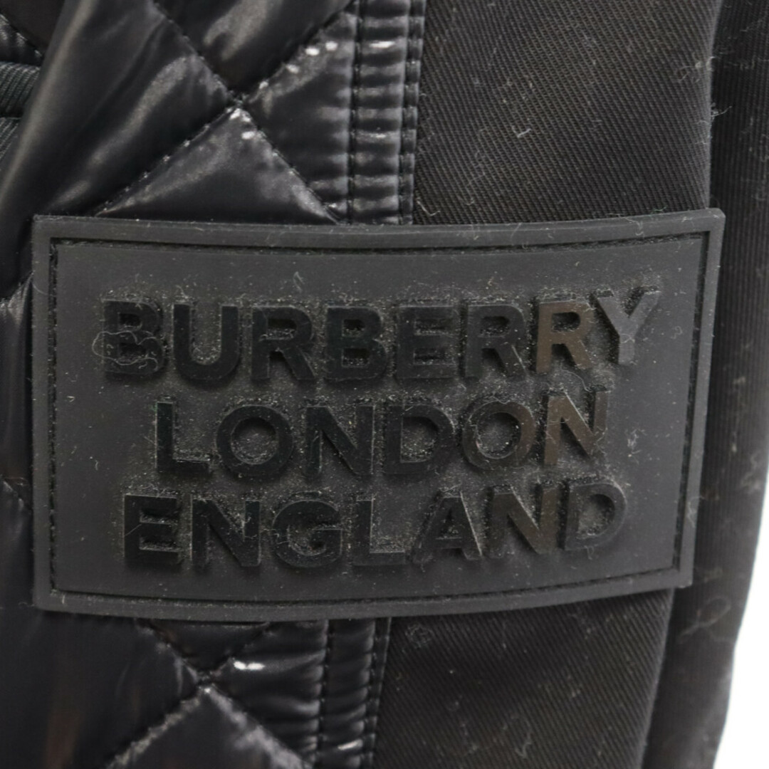 BURBERRY(バーバリー)のBURBERRY LONDON バーバリーロンドン 素材切替キルティングトレンチコート ブラック 8038296 メンズのジャケット/アウター(トレンチコート)の商品写真