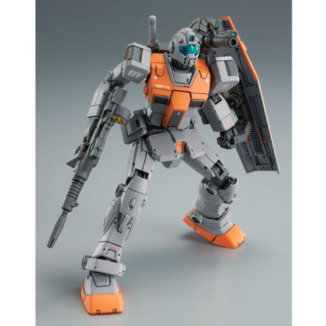 BANDAI(バンダイ)のＨＧ 1/144  ジム (モロッコ戦線仕様)　(ショルダー・キャノン装備… エンタメ/ホビーのおもちゃ/ぬいぐるみ(プラモデル)の商品写真