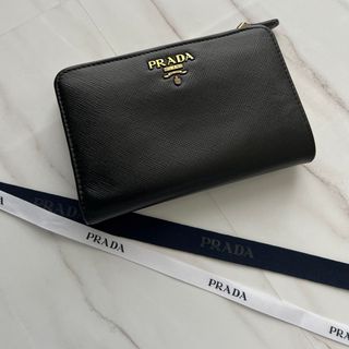 PRADA - プラダ ラウンドファスナー ジップ 長財布 サフィアノ