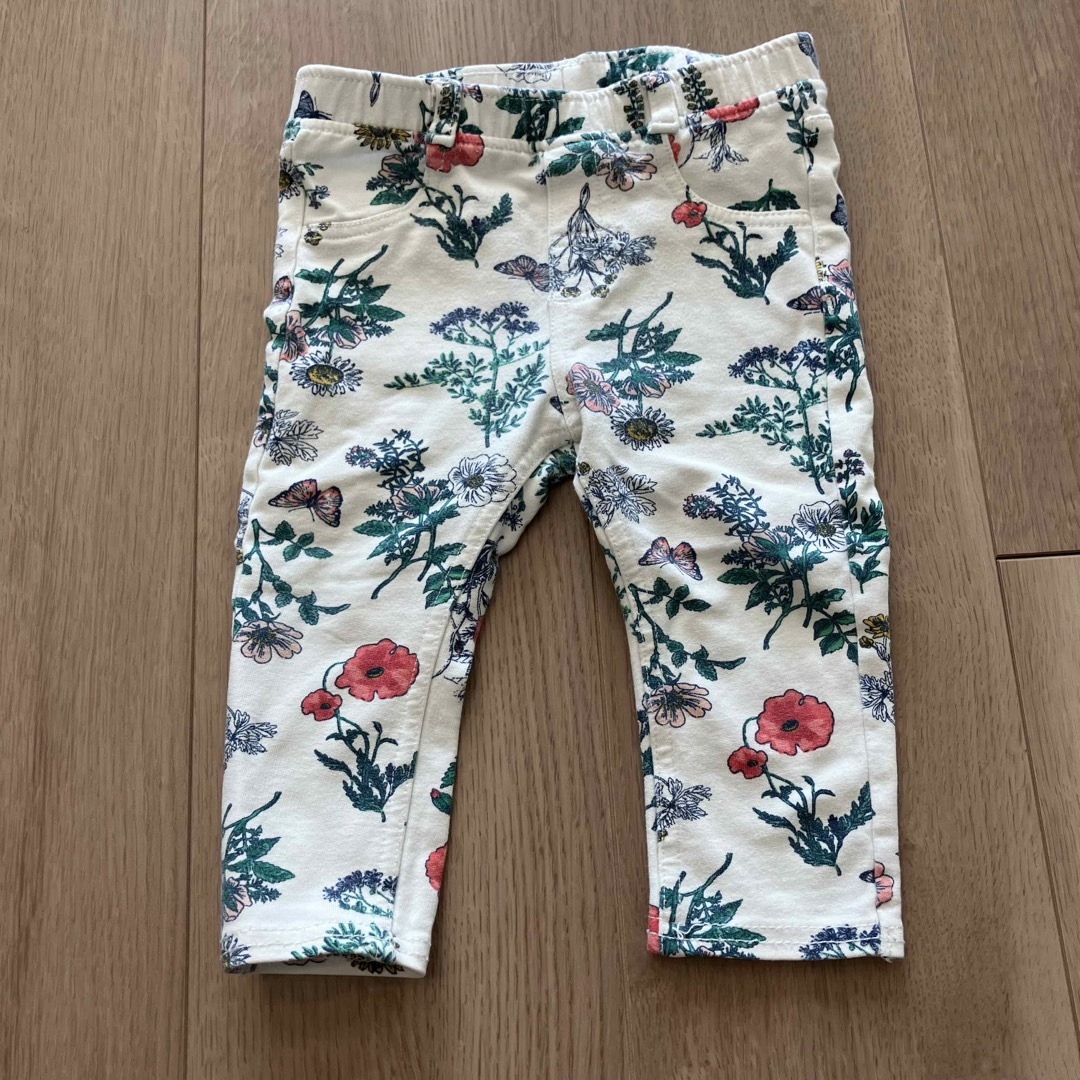 H&M(エイチアンドエム)の［No.288］H&M ベビー花柄ズボン　70 74 75 80 キッズ/ベビー/マタニティのベビー服(~85cm)(パンツ)の商品写真