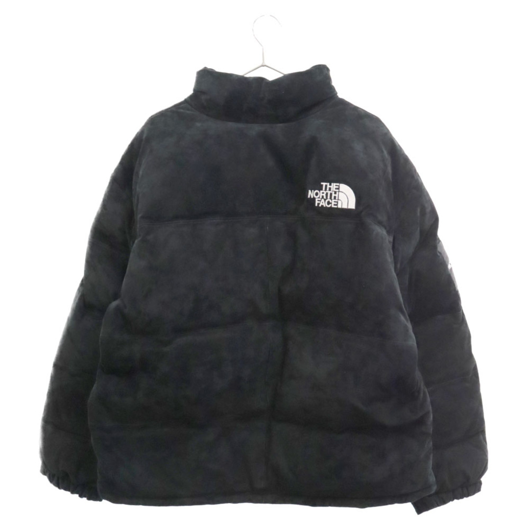 Supreme(シュプリーム)のSUPREME シュプリーム 23AW×THE NORTH FACE Suede Nuptse Jacket ノースフェイス スウェード ヌプシ ダウン ジャケット NF0A875N ブラック メンズのジャケット/アウター(ダウンジャケット)の商品写真