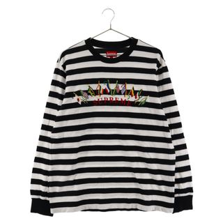 シュプリーム ボーダー メンズのTシャツ・カットソー(長袖)の