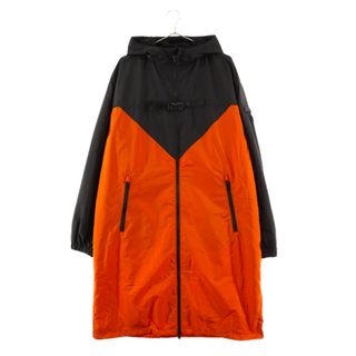 プラダ(PRADA)のPRADA プラダ 21AW RE-NYLON リナイロン バイカラー マウンテンパーカー ジャケット オレンジ/ブラック SGB955 S212 1WQ9(マウンテンパーカー)