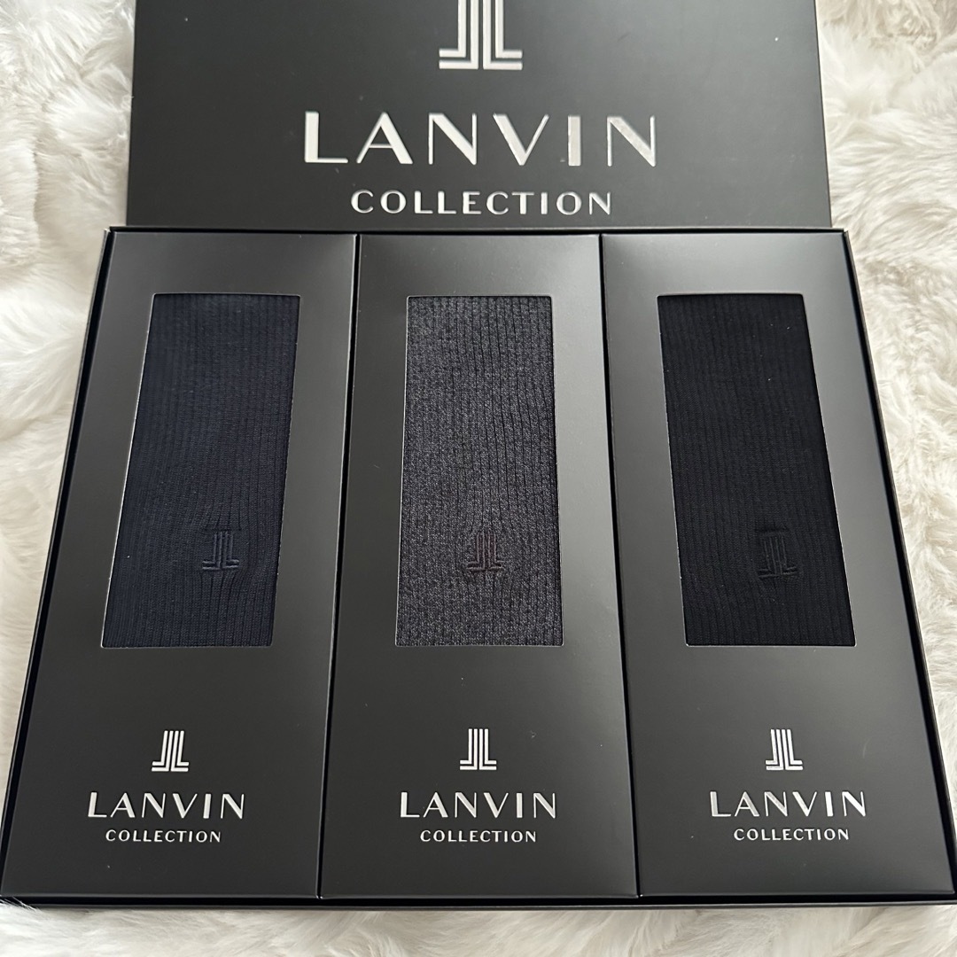 LANVIN COLLECTION(ランバンコレクション)の【新品】LANVIN COLLECTION♥メンズソックス メンズのレッグウェア(ソックス)の商品写真